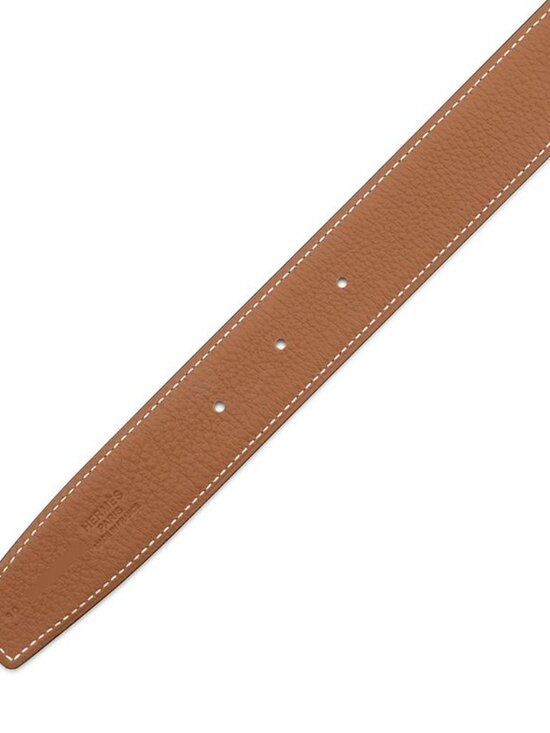 Hermes Belt Jumbo Black Gold Silver Box Calf Togo 80 main image 2